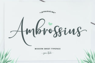 Ambrossius Script: A Handwritten Font for Modern Web Design