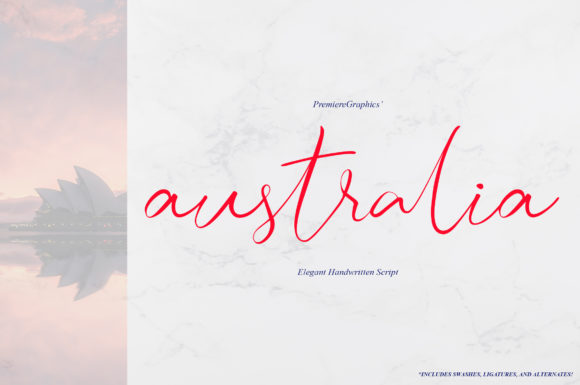 Australia Script: The Handwritten Typeface for Editorial Design