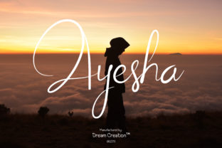Ayesha Script: Elevate Your Brand Typeface
