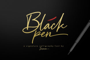 Black Pen Script: A Typeface for Modern Editorial Design
