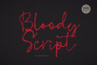 Bloody Script Font for Bold Horror Branding