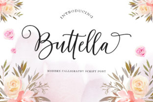 Buttella Script: A Modern Typeface for Elegant Branding