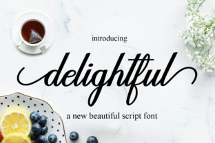 Delightful Script: A Modern Typeface for Makers