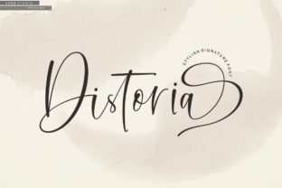 Distoria Script Font Review for Campaigns