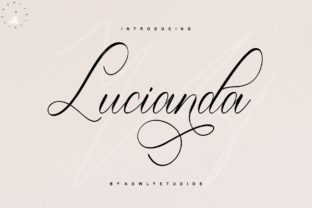 Elevate Your Brand with Lucianda Script Typeface