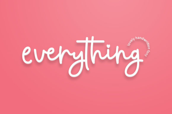 Everything Script: A Modern Typeface for Web Design