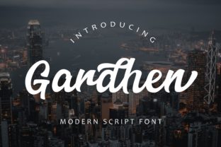 Gadhen Script Font for Crafters