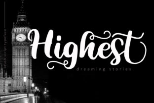 Highest Script: A Typeface for Elegant Editorial Design