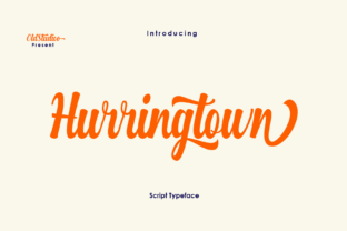 Hurringtown Script: A Bold Handwritten Typeface for Brands