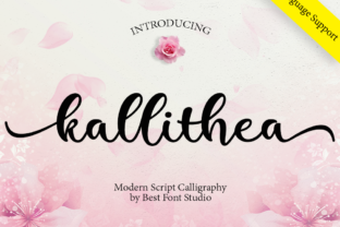 Kallithea Script: Elevate Your Brand Typeface
