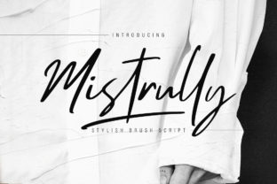 Mistrully Script: A Handwritten Typeface for Editorial Design