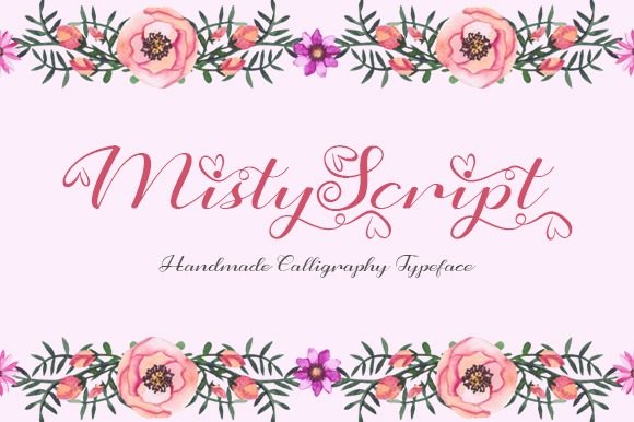 Misty Script: A Handwritten Typeface for Editorial Warmth