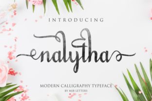 Nalytha Script: An Elegant Typeface for Editorial Design