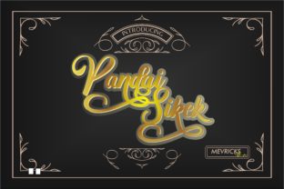 Pandai Sikek Script: A Handcrafted Typeface for Editorial Design