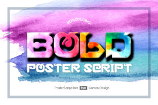 Poster Script Font for Handmade Brands