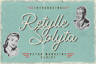Retylle Solyta Script: A Vintage Typeface for Editorial Design