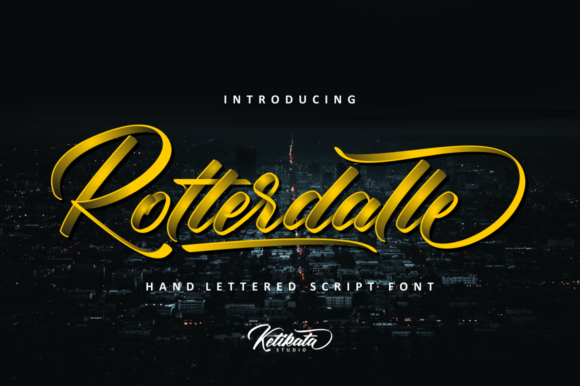 Rotterdalle Script: A Bold Typeface for Modern Brands