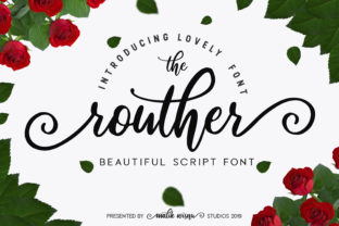 Routher Script: A Luxe Font for Crafters