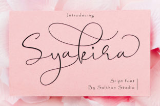 Syakira Script: A Romantic Typeface for Your Brand