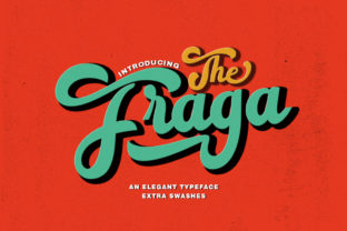 The Fraga Script Typeface for Editorial Design
