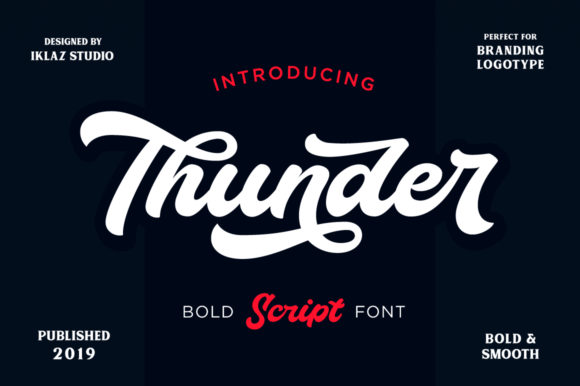 Thunder Script Font for Bold Branding
